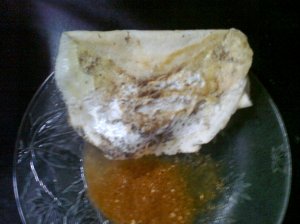 Egg-Dosai with Dosai-Powder as served