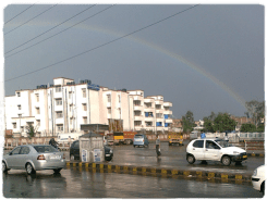 Rainbow at Delhi