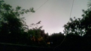 An evening at Delhi, India