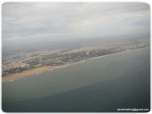 ChennaiBeach from the sky