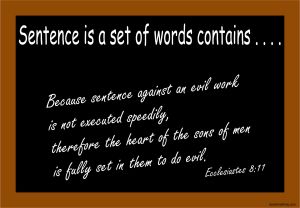 Sentence