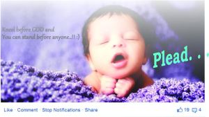 Picture received in my FB-timeline from a child of God