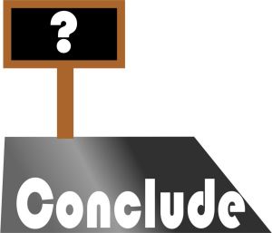 Conclude