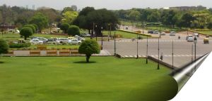 View from Rashtrapathi Bhawan, New Delhi, India