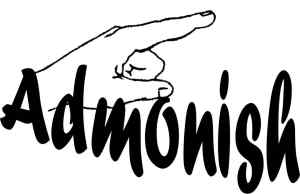 Admonish